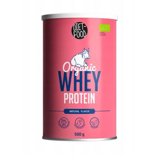 Diet Food Organic Whey Protein - 500g Natural