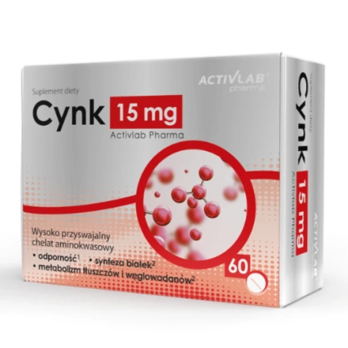 Activlab Cynk 15mg - 60 Kapsułek