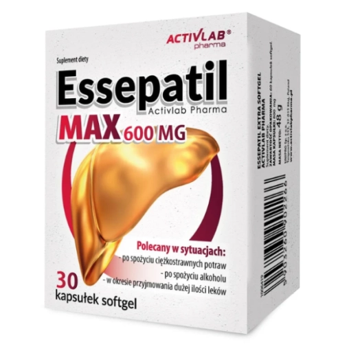 Activlab Essepatil MAX 600mg - 30 Kapsułek