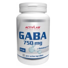 Kwas Gamma-Aminomasłowy Activlab Gaba 750mg - 60 Kapsułek