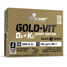 Olimp Gold-Vit D3+K2 2000IU Sport Edition - 60 Kapsułek