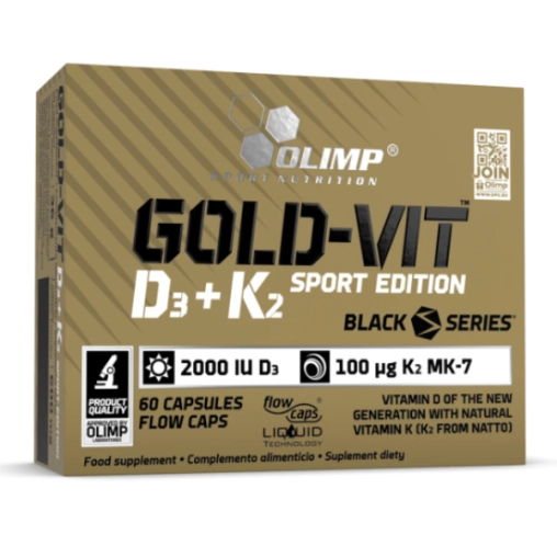 Olimp Gold-Vit D3+K2 2000IU Sport Edition - 60 Kapsułek