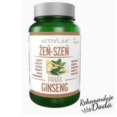Activlab Pharma Żeń-szeń PANAX GINSENG – 60 Kapsułek