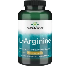 Swanson L-Arginina 500 mg – 200 Kapsułek