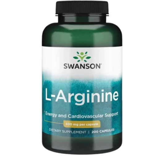 Swanson L-Arginina 500 mg – 200 Kapsułek