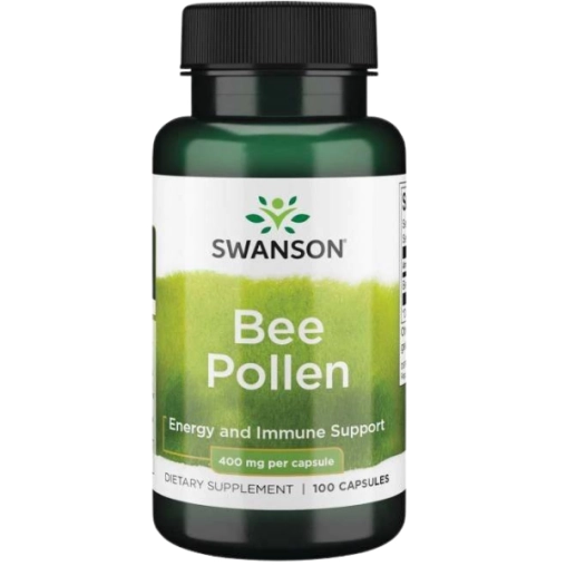 Swanson Bee Pollen (pyłek pszczeli) 400mg - 100 Kapsułek