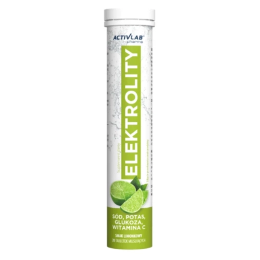 Activlab Elektrolity Limonka - 20 Tabletek Musujących