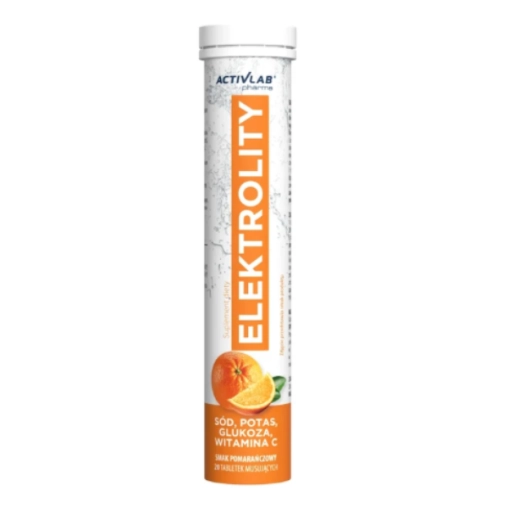 Activlab Elektrolity Pomarańcza - 20 Tabletek Musujących
