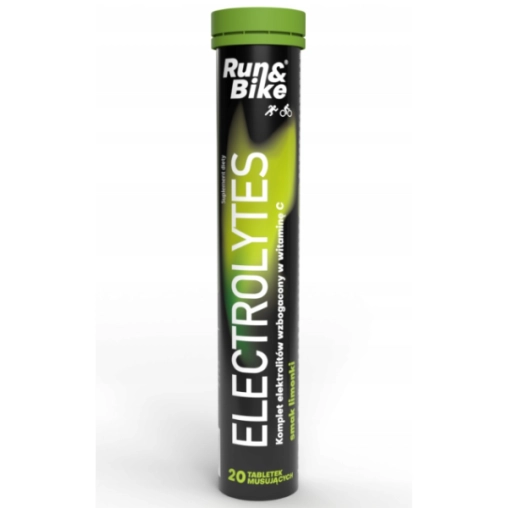 Activlab Run&Bike Electrolytes Limonka - 20 Tabletek Musujących