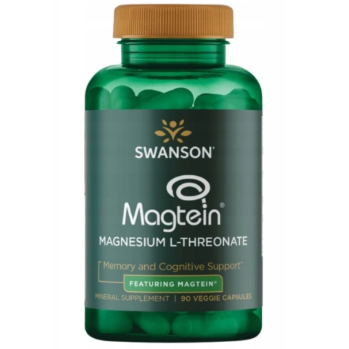 Swanson Magtein L-Treonian magnezu - 90 Kapsułek