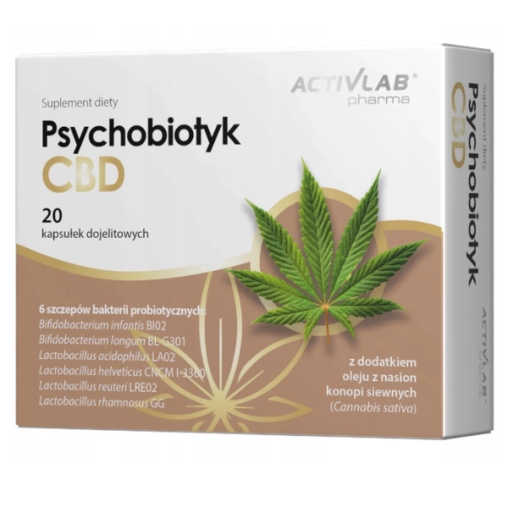 Activlab Psychobiotyk CBD - 20 Kapsułek