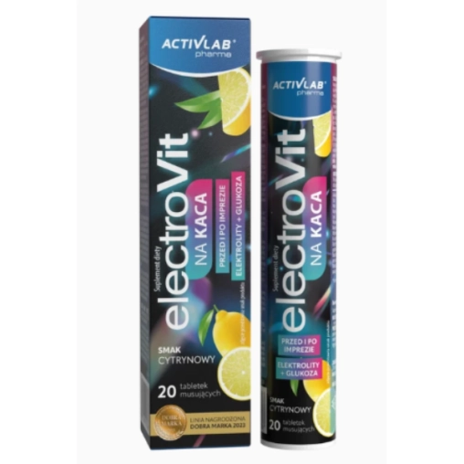 Activlab Pharma ElectroVit Na Kaca Cytryna - 20 tabletek musujących