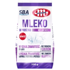 Mlekovita Mleko w Proszku Bez laktozy Odtłuszczone - 500g
