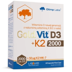 Olimp Gold-Vit D3+K2 2000 IU - 60 Kapsułek