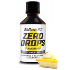 BioTechUSA Zero Drops 50ml Cheesecake