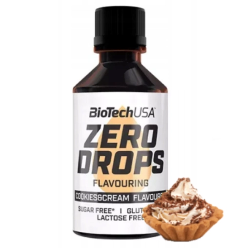 BioTechUSA Zero Drops 50ml Cookies & Cream