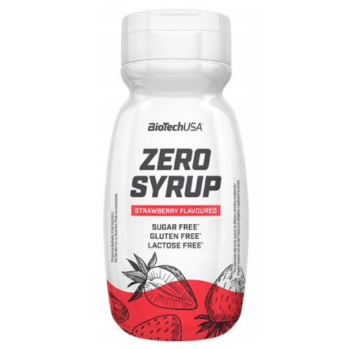 BioTechUSA Zero Syrup 320ml Strawberry