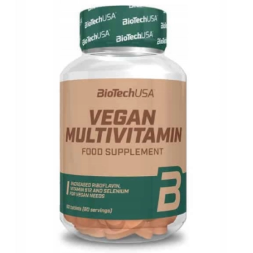 BioTechUSA Vegan Multivitamin - 60 Tabletek