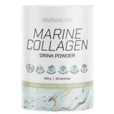 BioTechUSA Marine Collagen - 240g Cytryna-Zielona Herbata