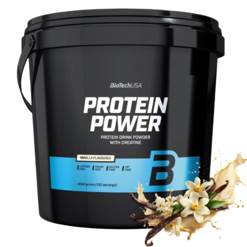 Odżywka białkowa BioTechUSA Protein Power - 4000g Wanilia