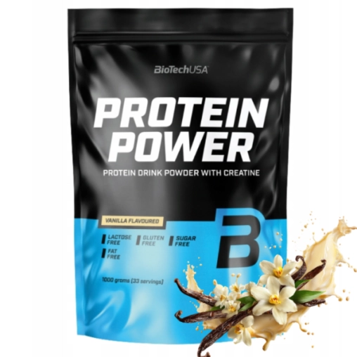 BioTechUSA Protein Power - 1000g Wanilia