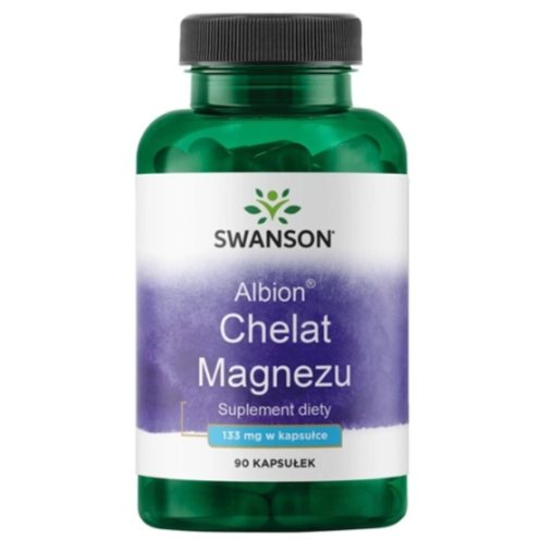 Swanson Albion Chelat Magnezu 133mg - 90 Kapsułek