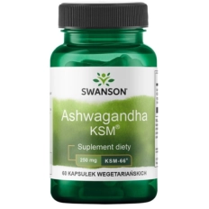 Swanson Ashwagandha KSM-66 250mg - 60 Kapsułek