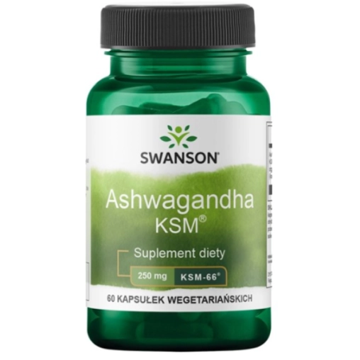 Swanson Ashwagandha KSM-66 250mg - 60 Kapsułek