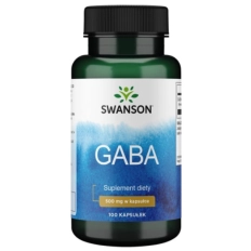 Swanson GABA 500mg - 100 Kapsułek