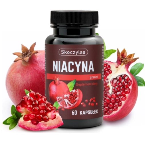 Skoczylas Niacyna z granatem - 60 Kapsułek
