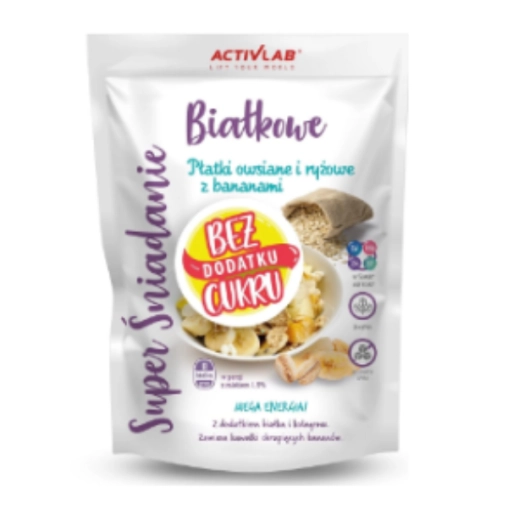 Activlab płatki owsiane i ryżowe banan - 300g