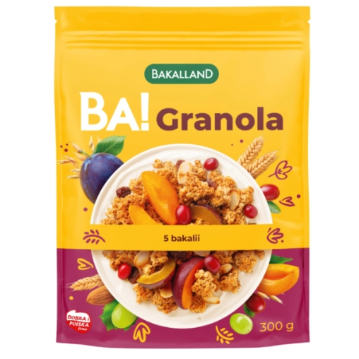 Bakalland Ba! Granola 5 bakalii - 300g