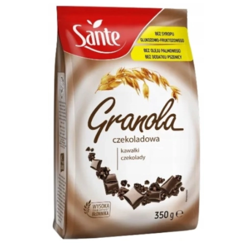 Sante Granola Czekoladowa z kawałkami czekolady - 350g