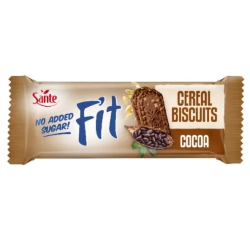 Sante Fit Ciasteczka Zbożowe Kakaowe Bez Cukru - 50g
