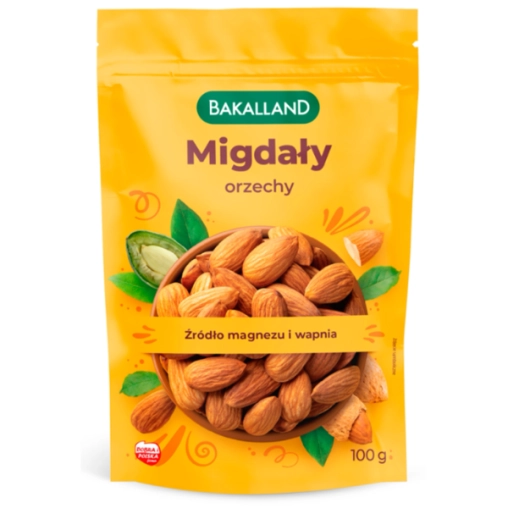 Bakalland Migdały łuskane - 100g