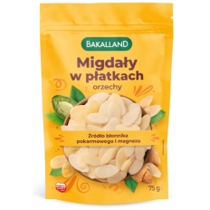 Bakalland Migdały w płatkach - 75g