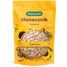 Bakalland Słonecznik łuskany - 100g