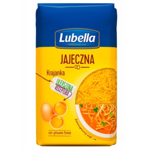 Lubella Makaron Jajeczna Krajanka Domowa - 250g