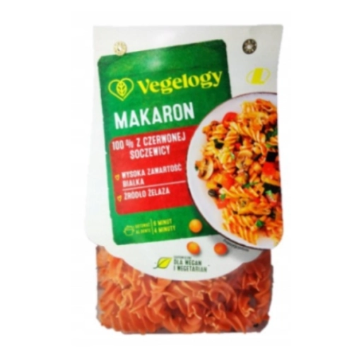 Vegelody Makaron  100% z Czerwonej Soczwicy - 250g