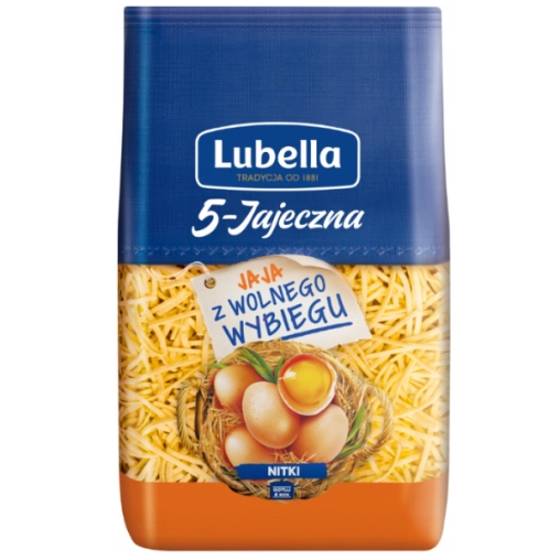 Lubella Makaron 5-jajeczny nitki - 400g