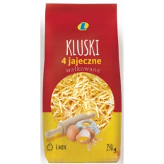 Lewiatan Makaron Kluski  4-jajeczne wałkowane - 250g