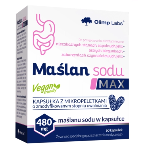 Olimp Maślan sodu MAX - 60 Kapsułek