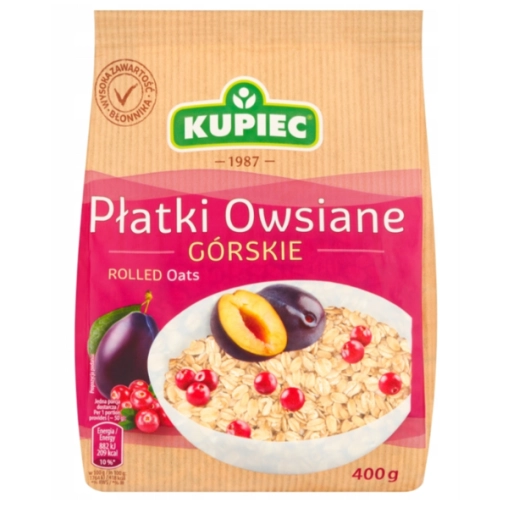 Kupiec Płatki Owsiane Górskie - 400g