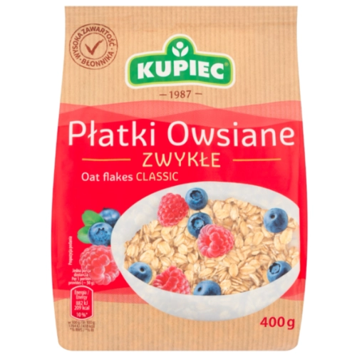 Kupiec Płatki Owsiane Zwykłe - 400g
