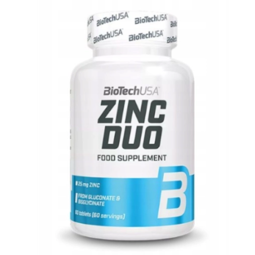 BioTechUSA Zinc Duo - 60 Tabletek